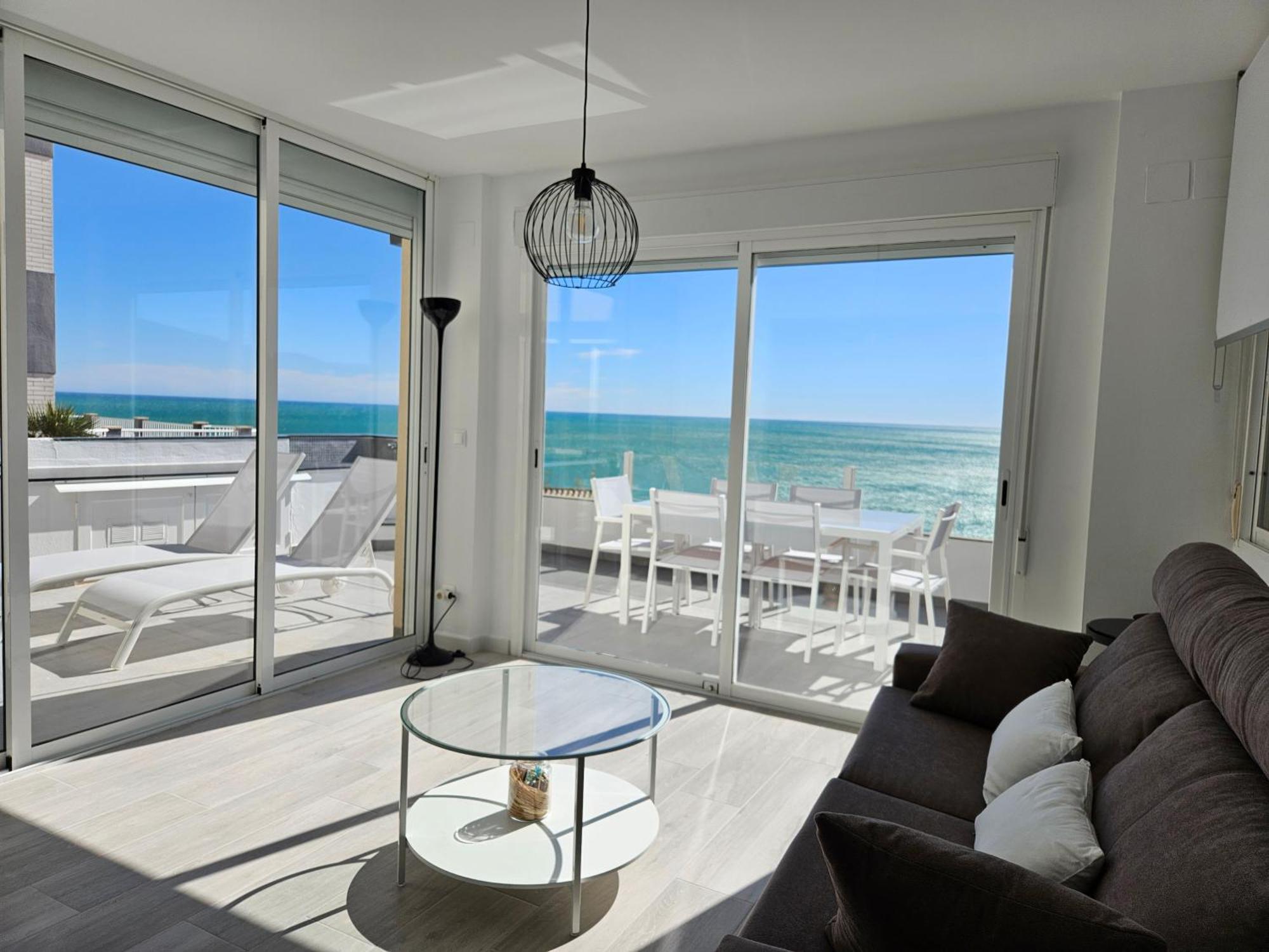 Апартаменты Fantastico Duplex Con Vistas Impresionantes Al Mar Пеньискола Экстерьер фото