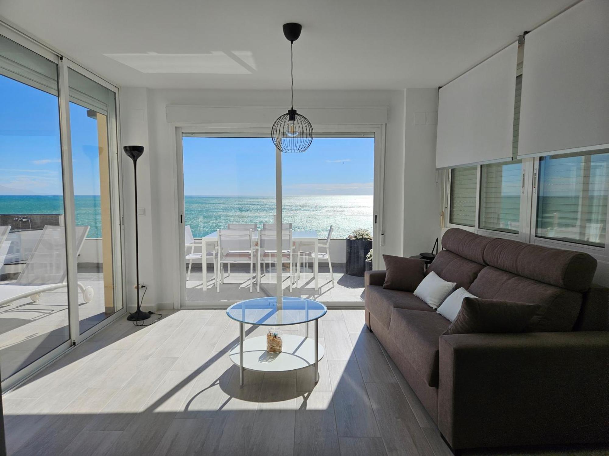 Апартаменты Fantastico Duplex Con Vistas Impresionantes Al Mar Пеньискола Экстерьер фото