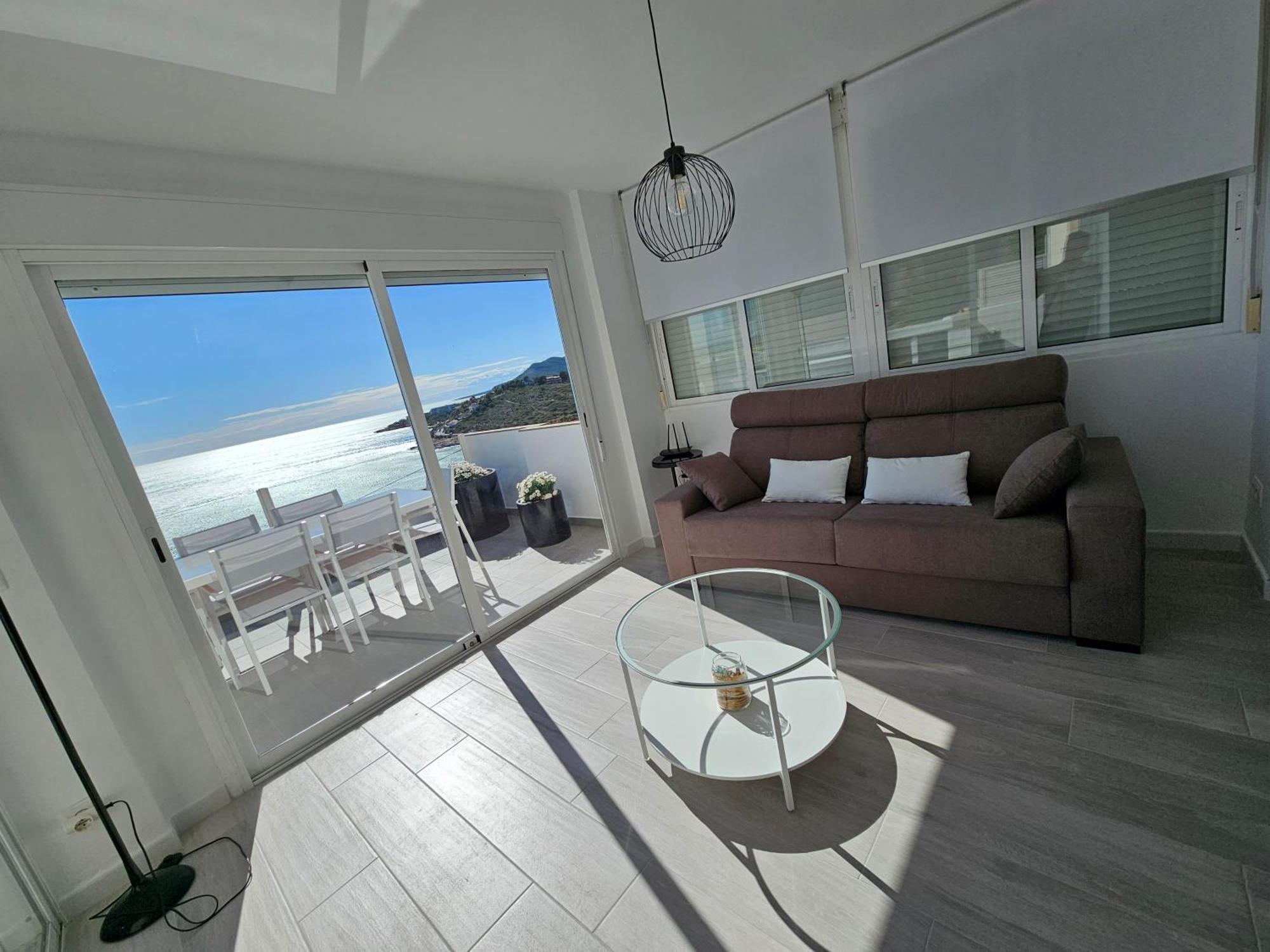 Апартаменты Fantastico Duplex Con Vistas Impresionantes Al Mar Пеньискола Экстерьер фото