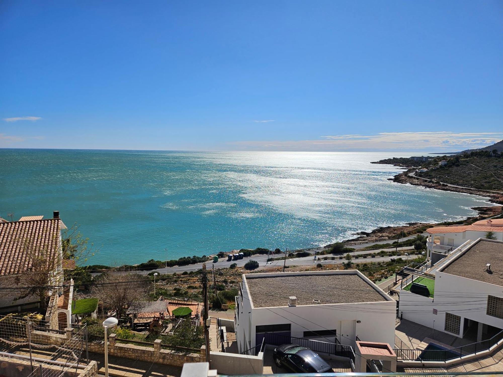 Апартаменты Fantastico Duplex Con Vistas Impresionantes Al Mar Пеньискола Экстерьер фото