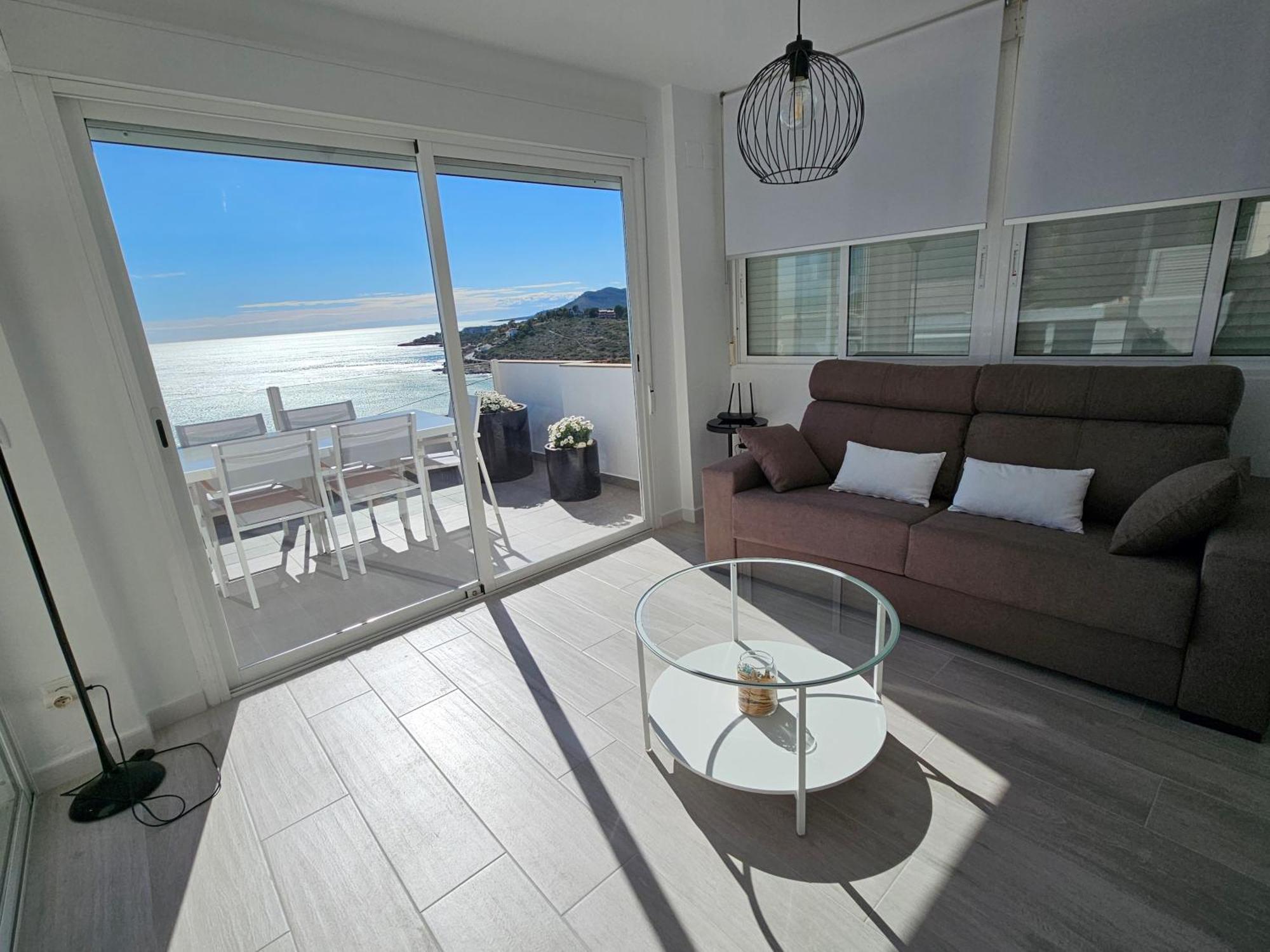 Апартаменты Fantastico Duplex Con Vistas Impresionantes Al Mar Пеньискола Экстерьер фото
