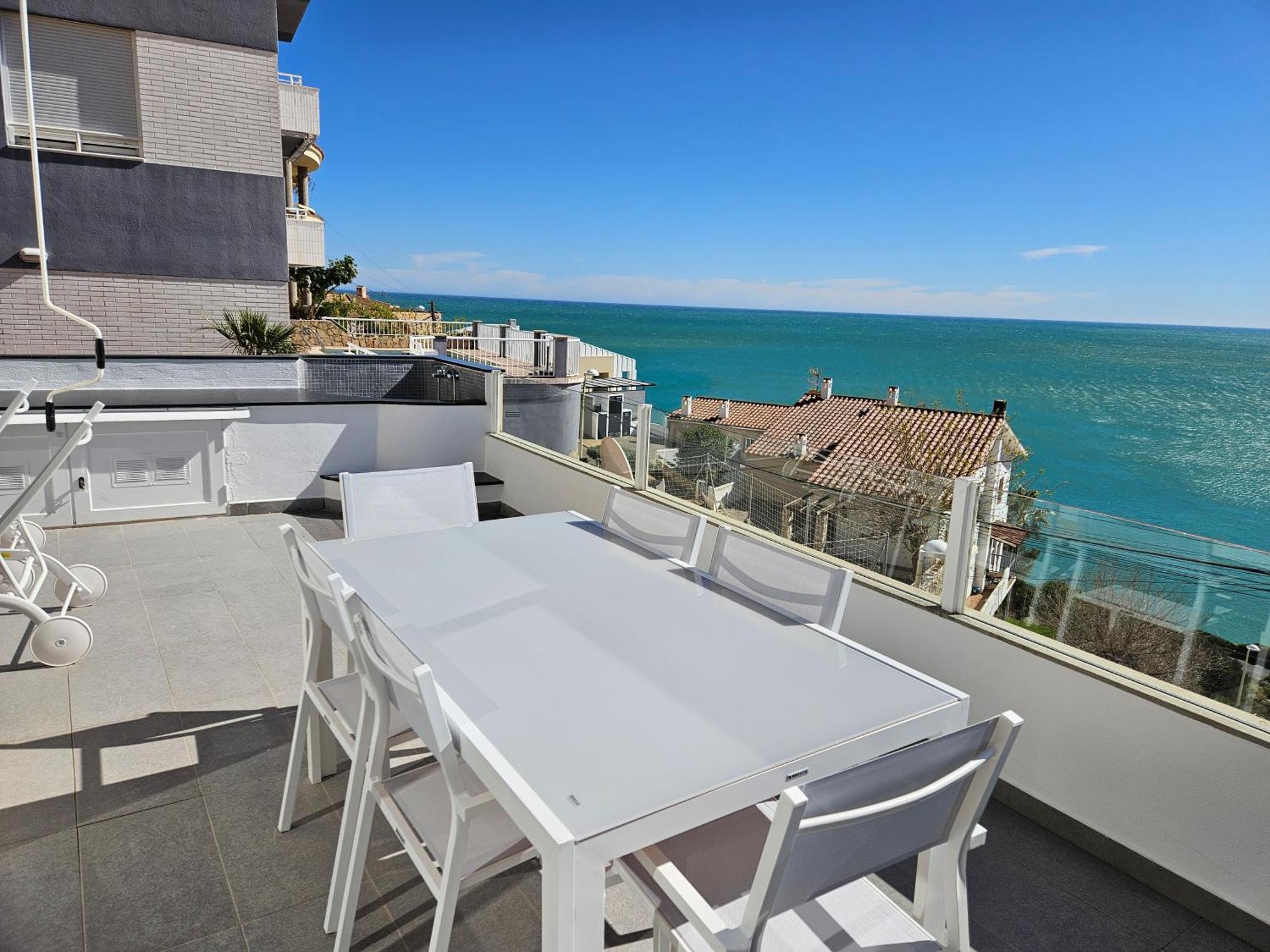 Апартаменты Fantastico Duplex Con Vistas Impresionantes Al Mar Пеньискола Экстерьер фото