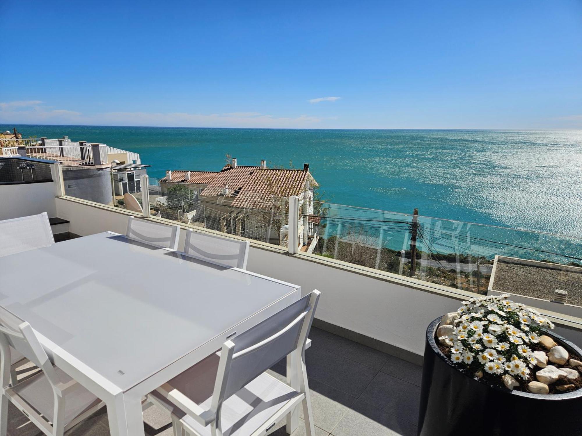 Апартаменты Fantastico Duplex Con Vistas Impresionantes Al Mar Пеньискола Экстерьер фото